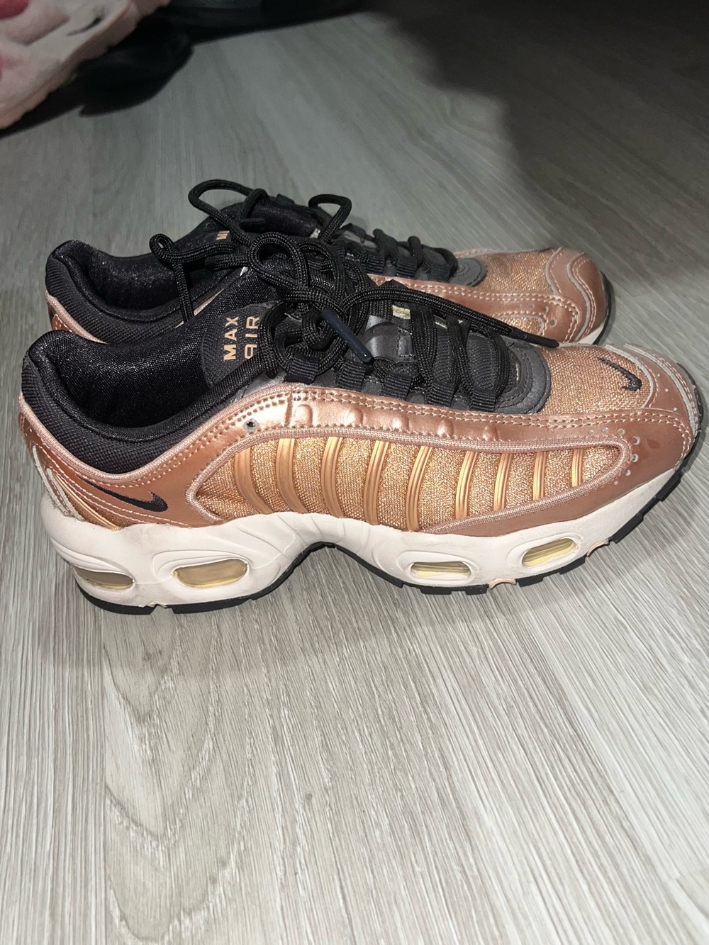 Nike Metallic Copper and Black Air Max Sneakers